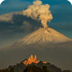 Popocatépetl es el un volcán cuyo nombre puede ser difícil de pronunciar.
