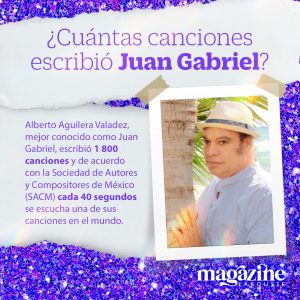 ¿Cuántas canciones escribió Juan Gabriel?