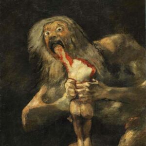 Saturno devorando a su hijo, de Francisco de Goya