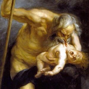 Saturno devorando a su hijo, de Rubens