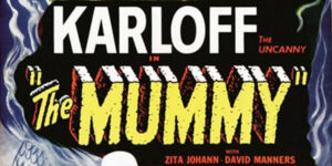 Cartel de la película La momia (1932). 