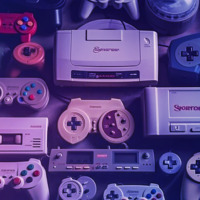 Consolas y controles de videojuegos antiguos simbolizando los momentos clave en la historia de los videojuegos.