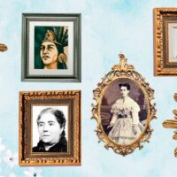 Collage con imágenes de mujeres mexicanas destacadas en la historia.