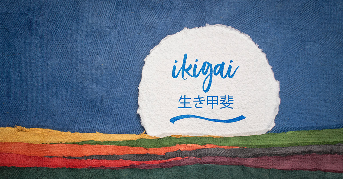 Concepto del ikigai japonés
