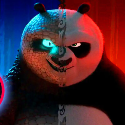 Poster promocional de la película Kung Fu Panda 4