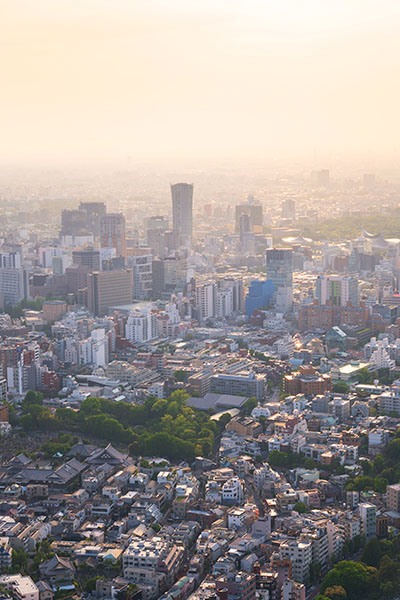 Ciudad con mala calidad del aire