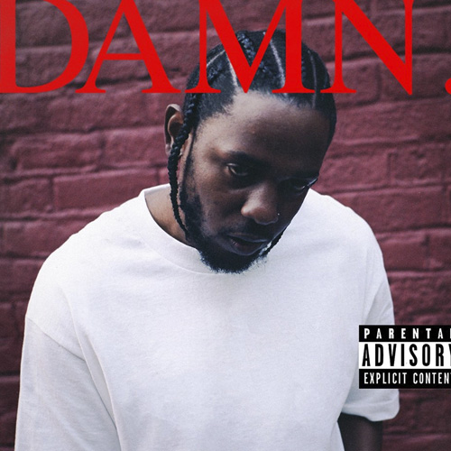 Portada del disco DAMN de Kendrick Lamar