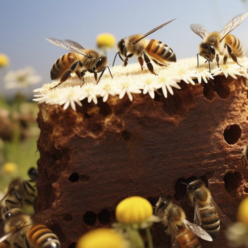 Colmena de abejas 