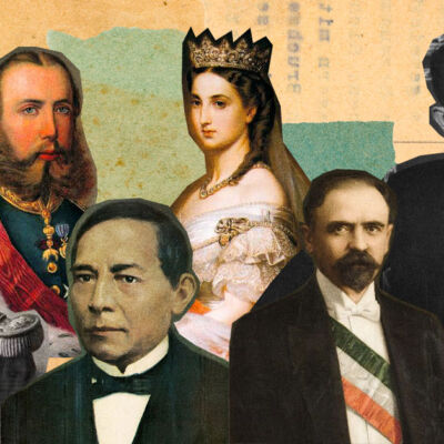 Collage con expresidentes de México