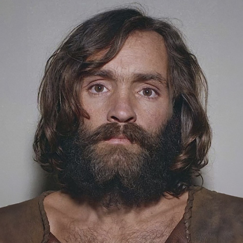 Charles Manson, líder de la familia Manson. 