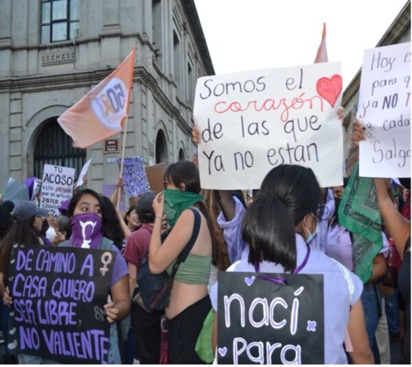 Marcha 8M (ciudad de Oaxaca, 8 de marzo de 2023). Fotografía de Betsabé Piña Morales. 