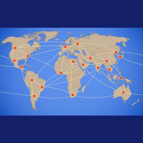 Comunicación intercontinental de cables submarinos