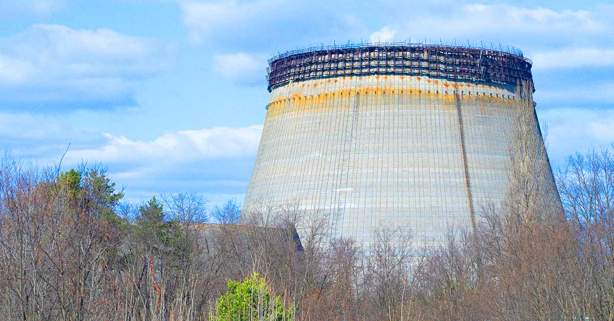 Antigua planta nuclear de Chernobyl