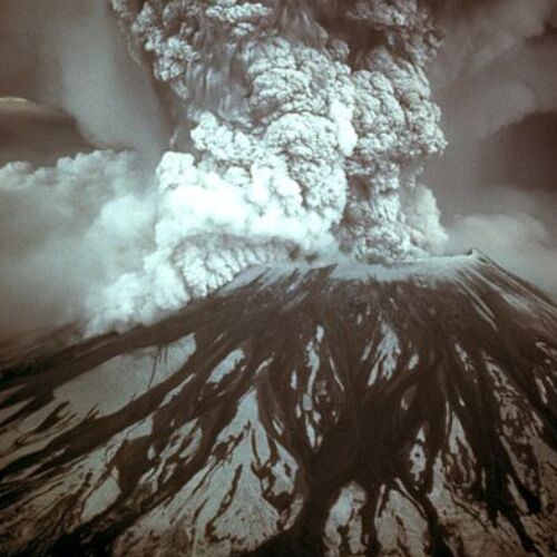 La erupción del Monte Santa Elena en 1980 inspiró una película. 